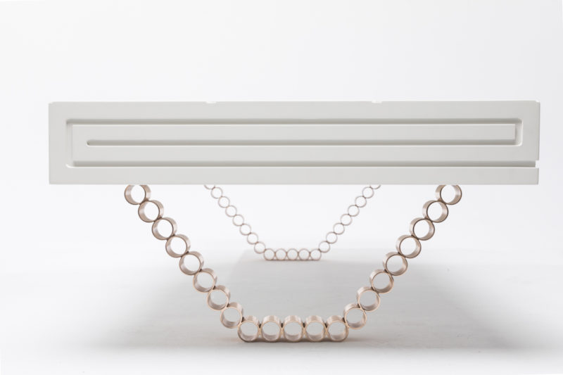 TABLE CLUTCH ,   for a fashion house !